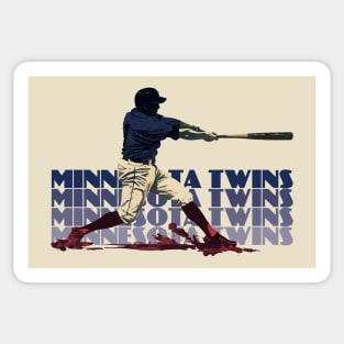 Retro Minnesota Twins Slugger Sticker